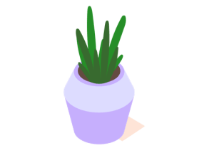 Pot plant graphic