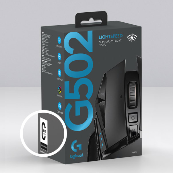 G502ゲーミング マウス製品のボックスショット